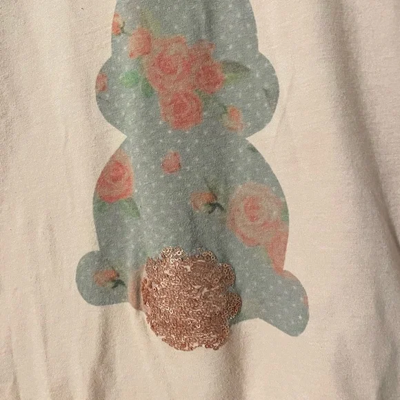 Easter tshirt with Bunny design - Picture 2 of 2